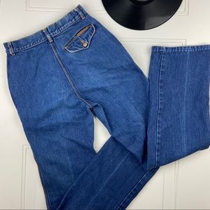 Rare Vintage 80s High Waisted Straight Leg Jean